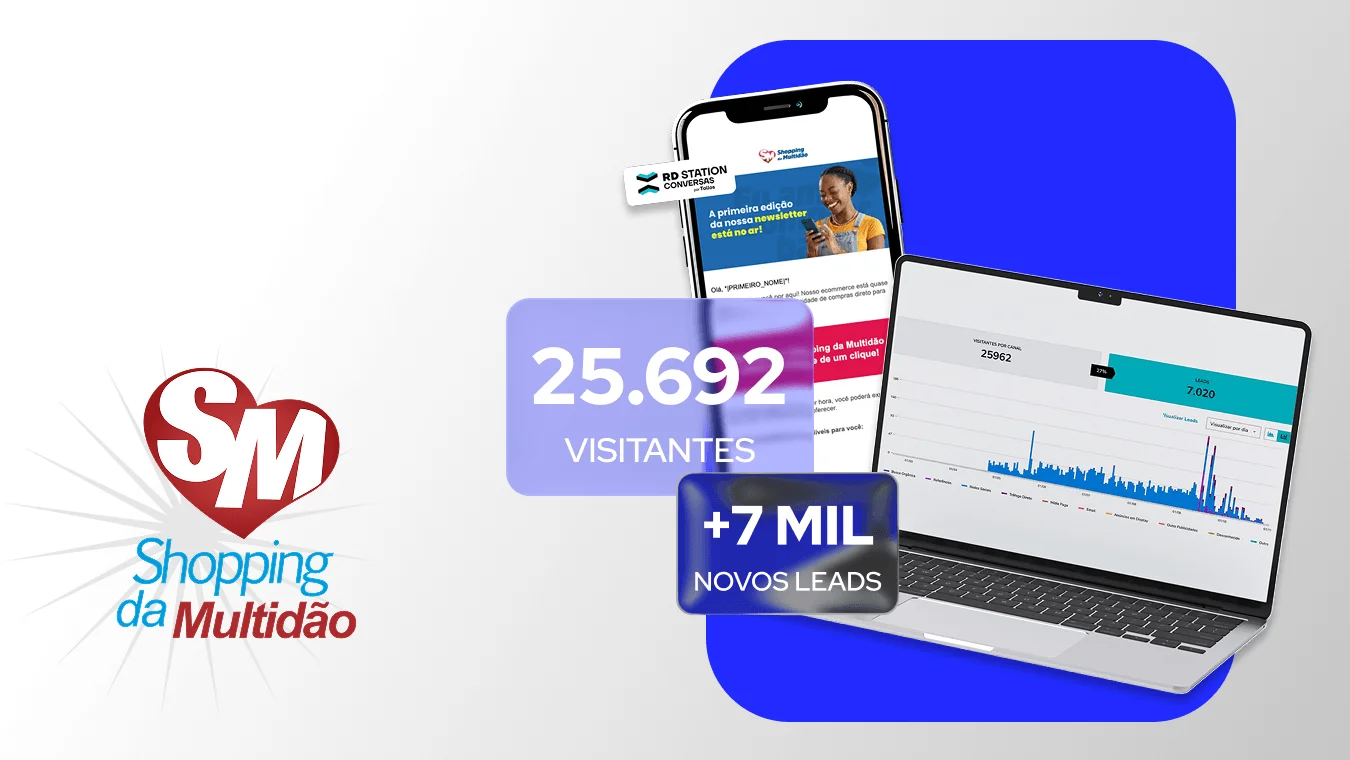 Digitalização omnichannel do Shopping da Multidão com Shopify, Meta e WhatsApp integrados — BW8 Martech